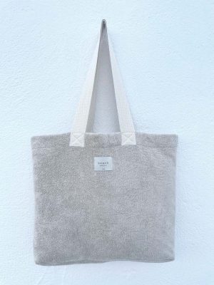Towel Beach Bag - Beige