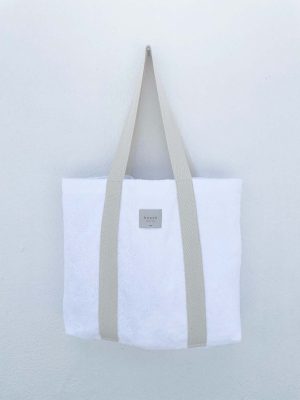 Towel Beach Bag - White