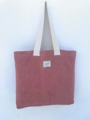 Towel Beach Bag - Dried Rose